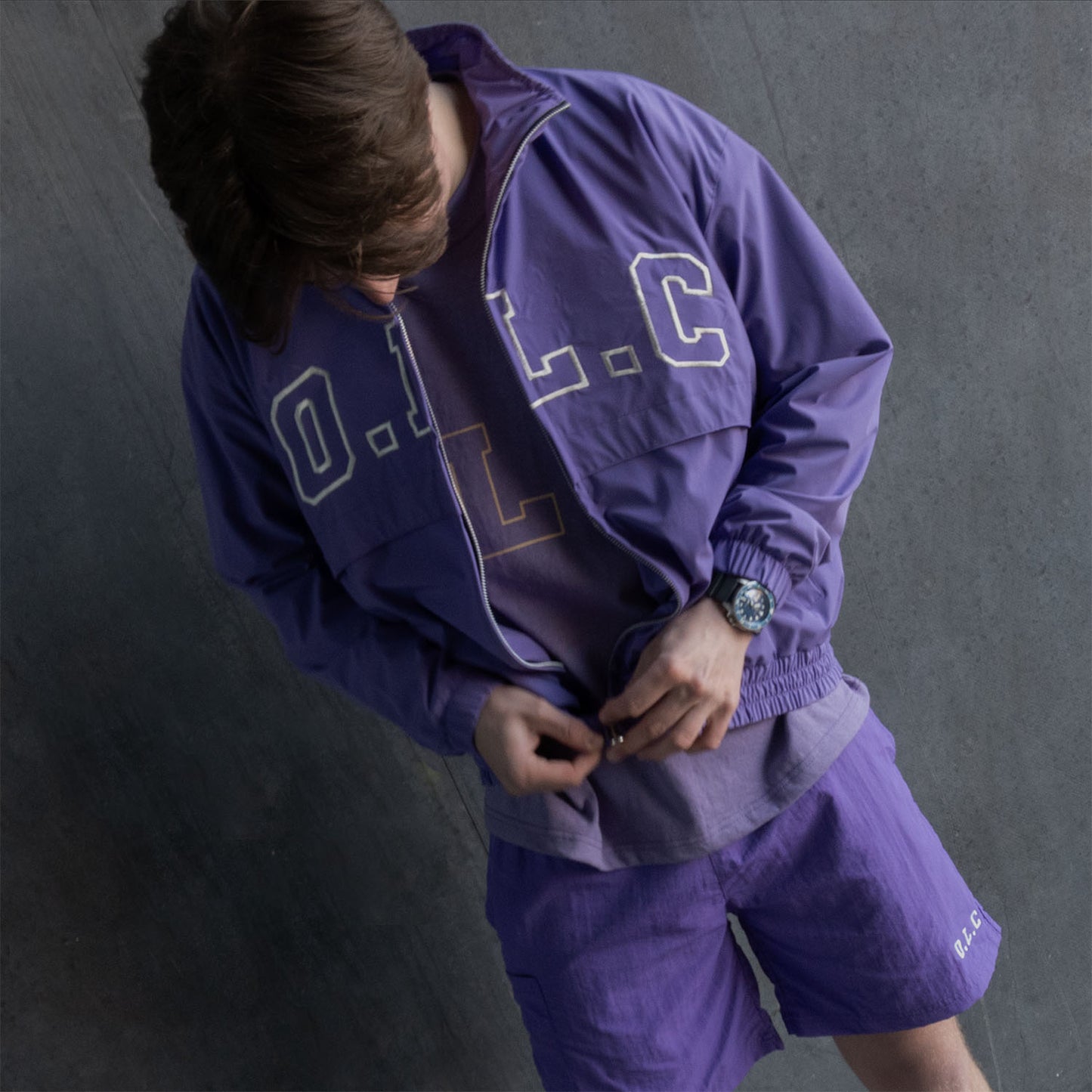 TRACK JACKET - PURPLE