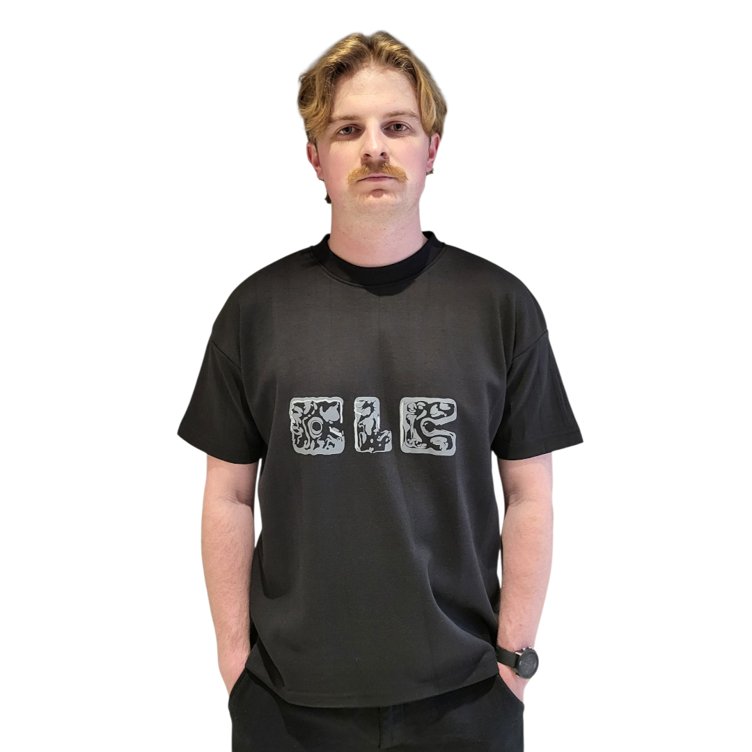 TRIPPY LOGO TEE " BLACK "