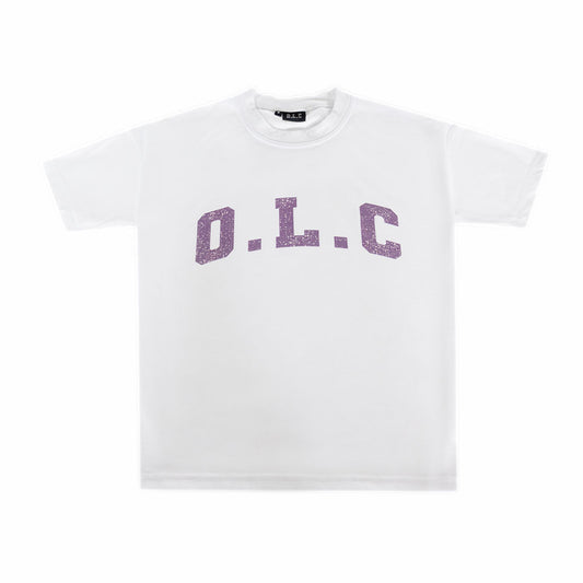 REFLECTIVE LOGO TEE - WHITE